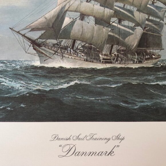 1976 CELEBRATED SAILING SHIPS Famous Ports Portfolio Charles Lundgren (4… - Picture 14 of 17